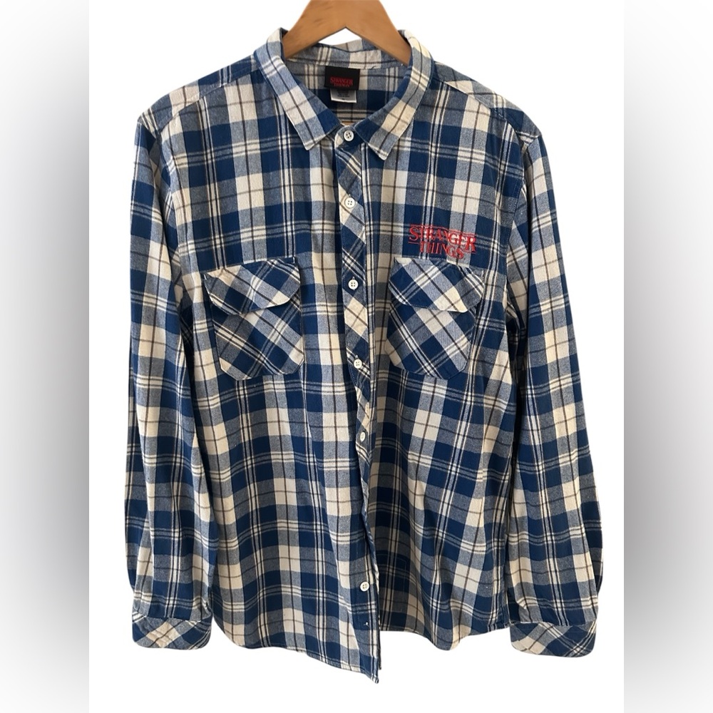 Netflix Stranger Things Button-up Flannel.